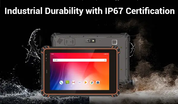 Ruggedized Android Tablet | 08MF 8 Inch with Barcode Scanner